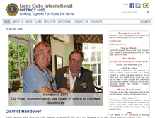 Tablet Screenshot of lions105d.org.uk